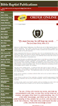 Mobile Screenshot of biblebaptistpublications.org